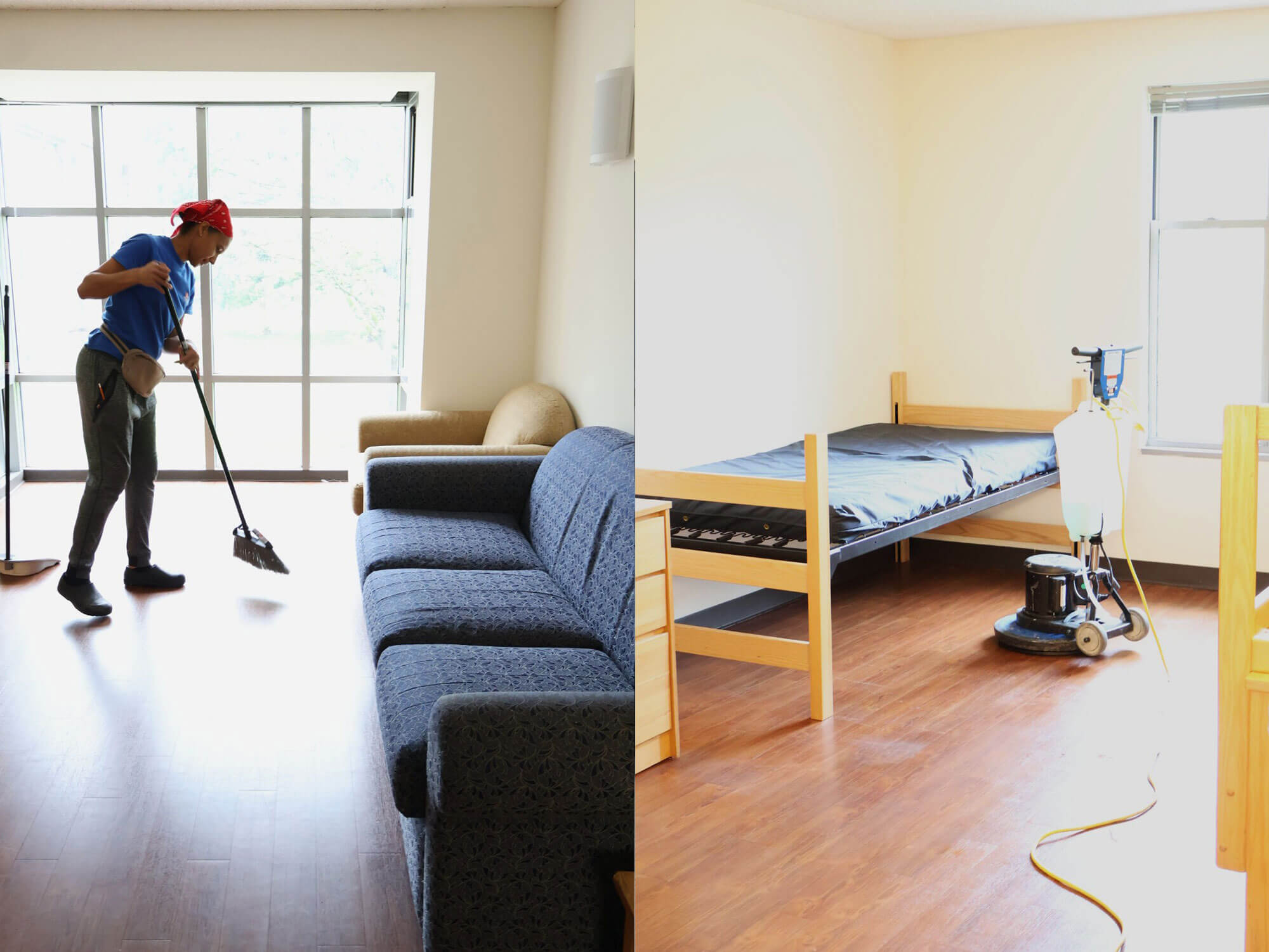 college dorm cleaning